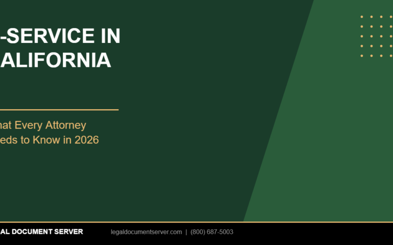 E-Service in California - What Attorneys Need to Know - Legal Document Server