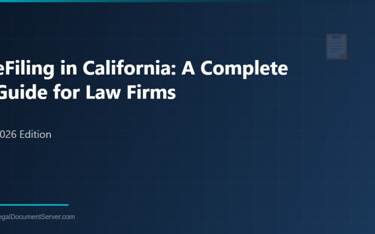Featured Efiling Guide - Legal Document Server